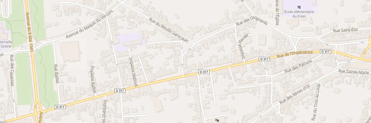 Plan du 6 Rue des Grognards à Berck