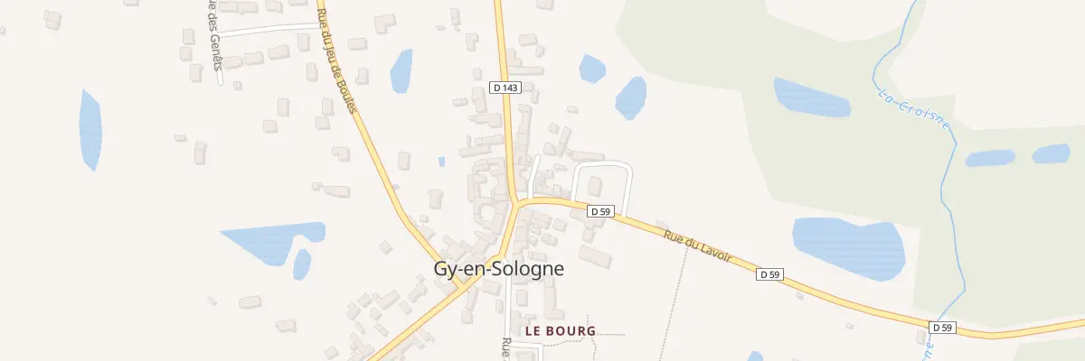 Plan du 4 Imp des Forges à Gy-en-Sologne