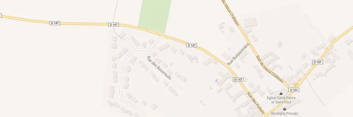 Plan du 53 Rue des Potiers à Boutigny-Prouais