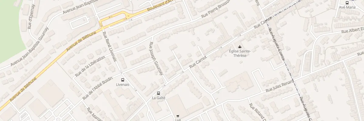 Plan du 259 Rue Carnot au Portel
