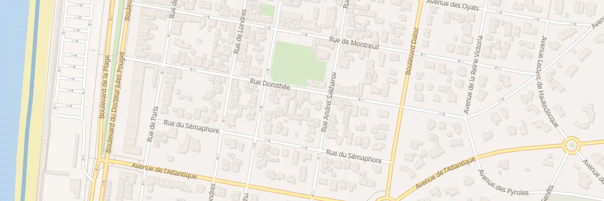 Plan du 44 Rue Dorothée au Touquet-Paris-Plage