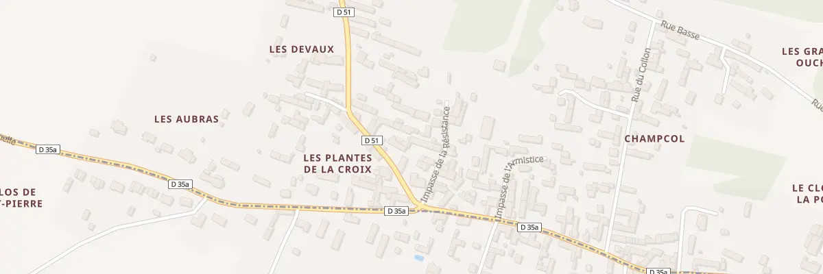 Plan du 25 Rue du 15 Août 1944 à Selles-sur-Cher