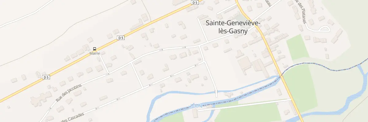 Plan du 3 Rue des Jacobins à Sainte-Geneviève-lès-Gasny