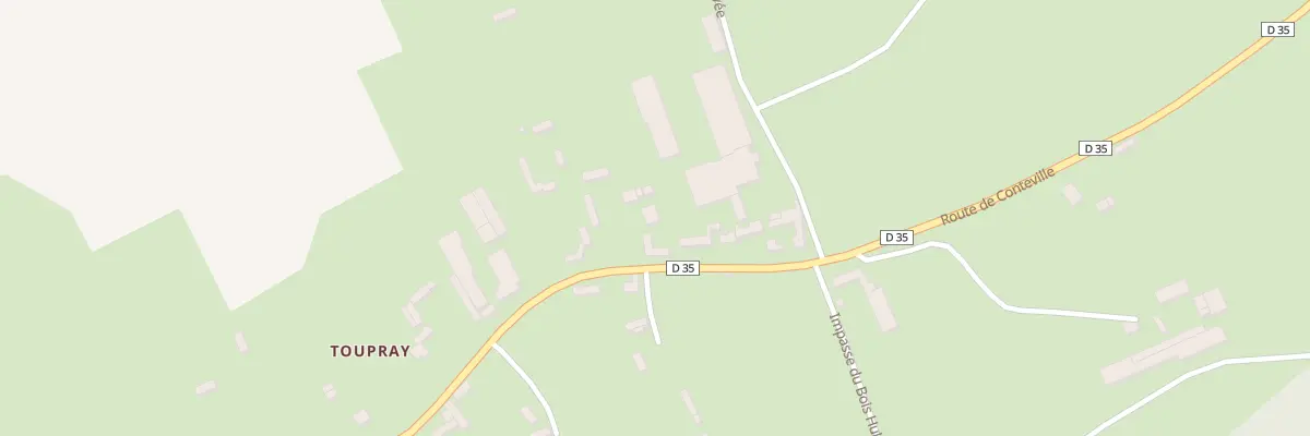 Plan du 1165 Rte de Conteville à Beaussault