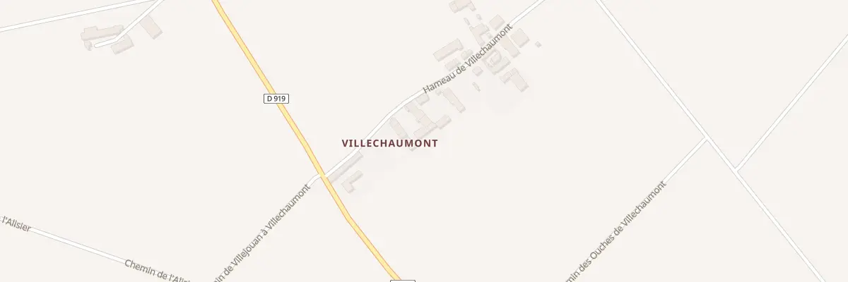 Plan du 8 Villechaumont à Cravant