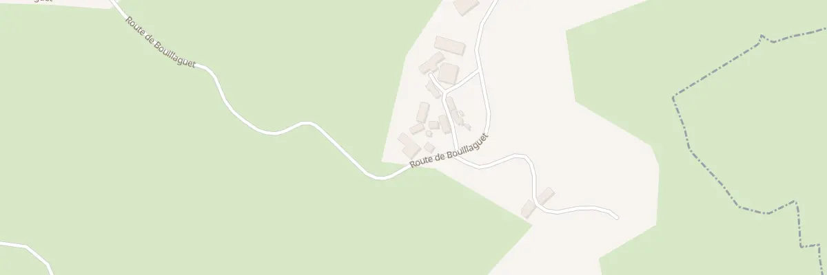 Plan du 1555 Rte de Bouillaguet à Perpezac-le-Noir