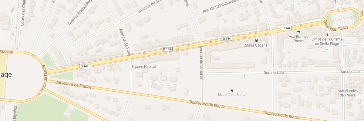 Plan du 1767 Bd Edmond Labrasse à Cucq
