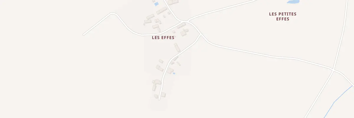 Plan du 10 Les Effes à Val-Fouzon