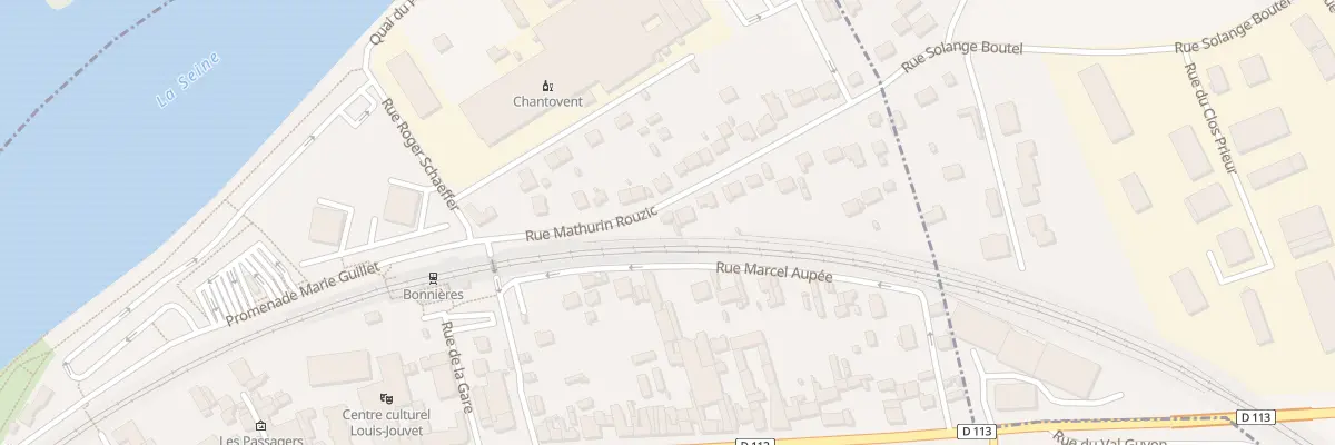 Plan du 4 Rue Mathurin Rouzic à Bonnières-sur-Seine
