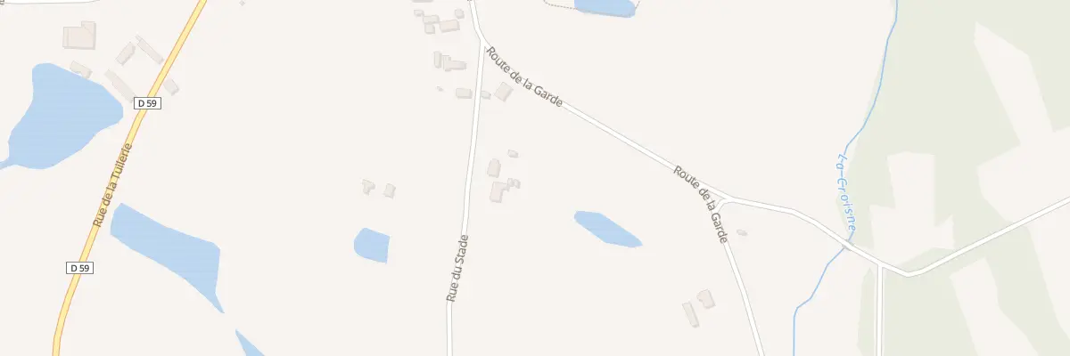 Plan du 5 Rue du Stade à Gy-en-Sologne