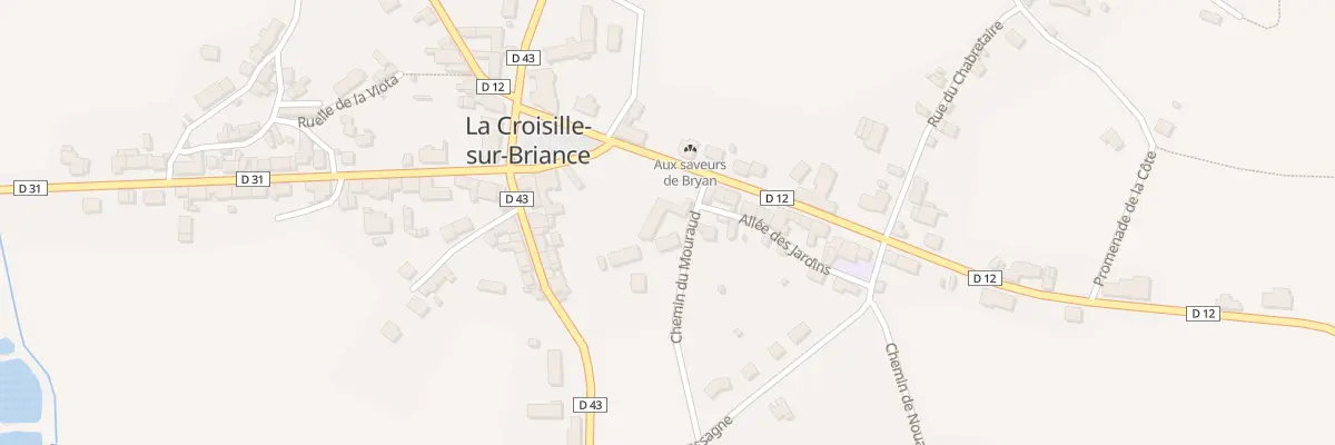 Plan du 2 Che du Mouraud à La Croisille-sur-Briance