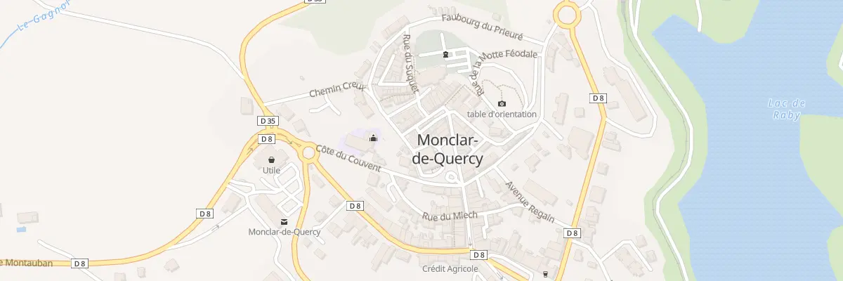 Plan du 3 Rue de la Halle à Monclar-de-Quercy