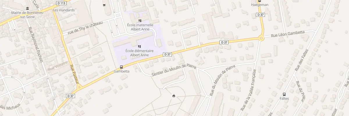 Plan du 42 Rue Gambetta à Bonnières-sur-Seine