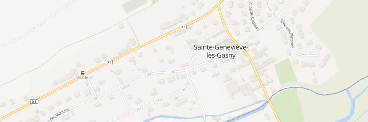 Plan du 4 Rue des Jacobins à Sainte-Geneviève-lès-Gasny