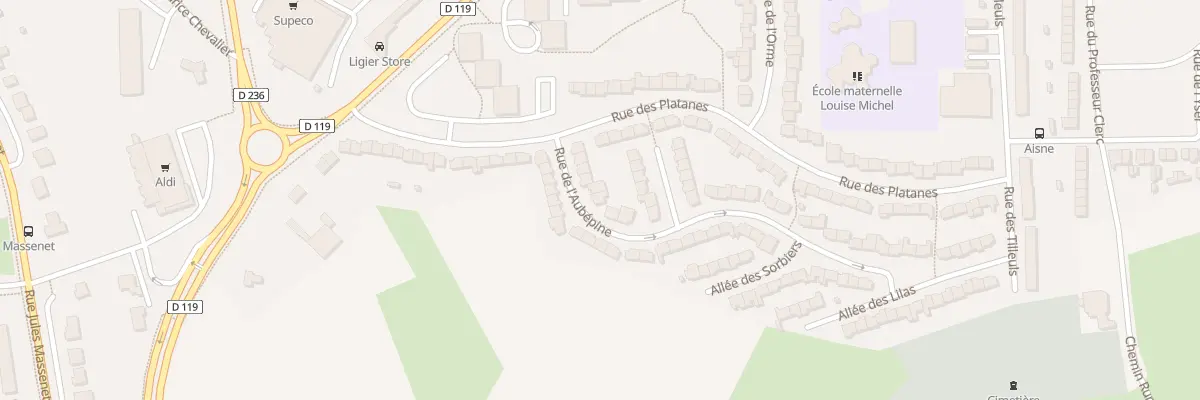 Plan du 12 Rue de l’Aubepine à Outreau