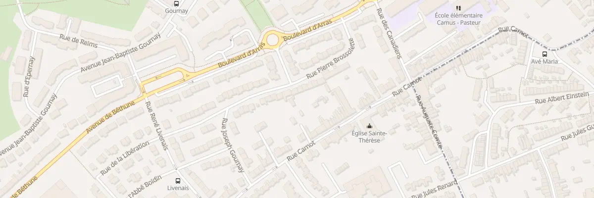 Plan du 56 Rue Pierre Brossolette au Portel