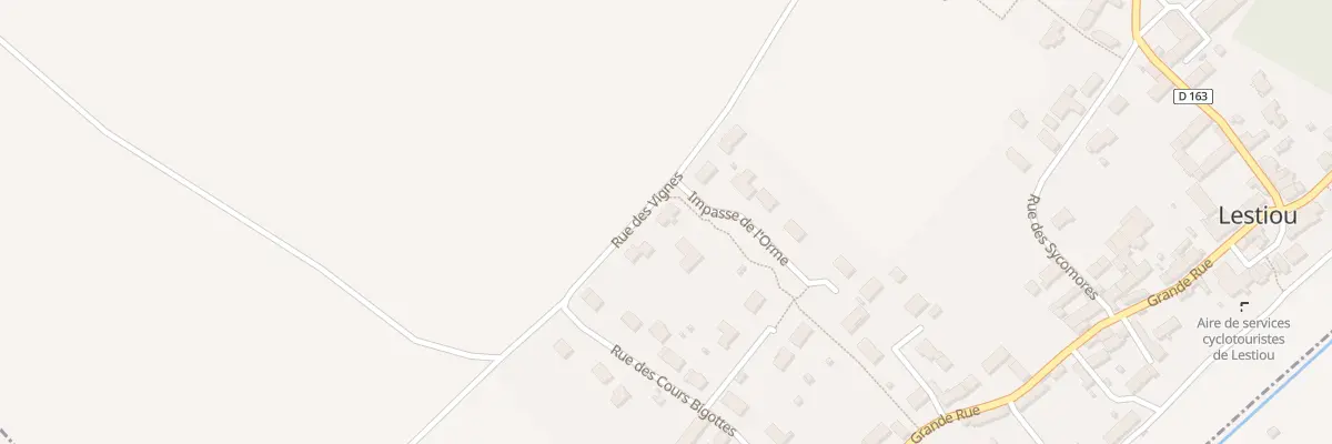 Plan du 4 Rue des Vignes à Lestiou