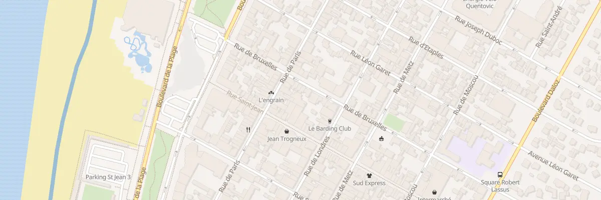 Plan du 22B Rue de Bruxelles au Touquet-Paris-Plage