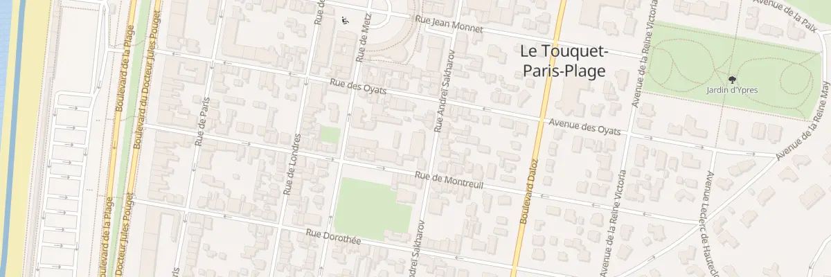 Plan du 156 Res Anastasia Rue à Sakharov au Touquet-Paris-Plage