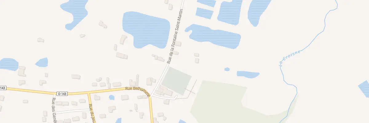 Plan du 6 Rue de la Fontaine St Martin à Gy-en-Sologne