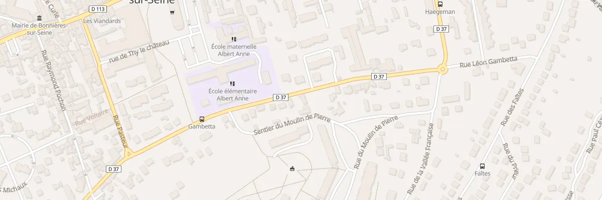 Plan du 44 Rue Gambetta à Bonnières-sur-Seine
