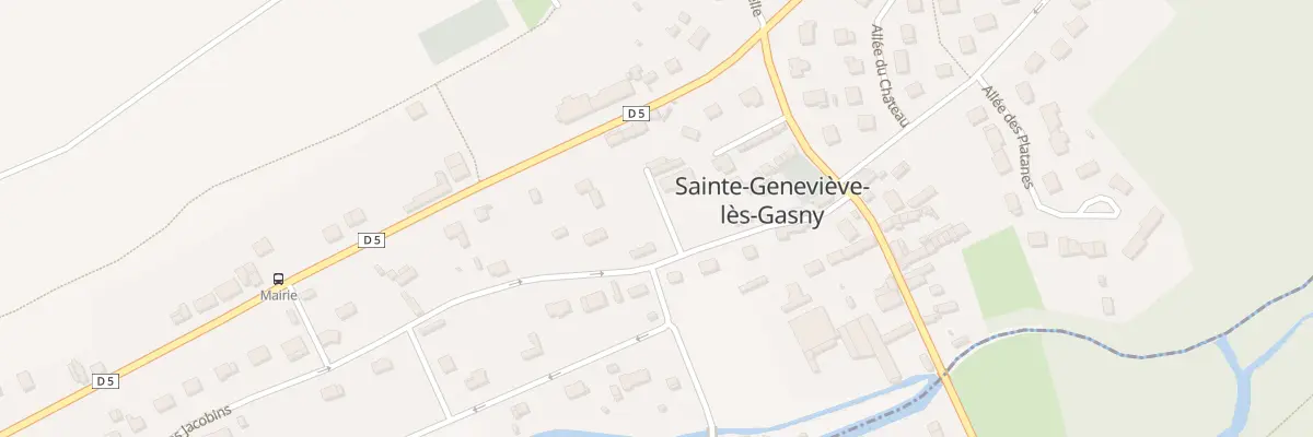 Plan du 2B Rue des Jacobins à Sainte-Geneviève-lès-Gasny