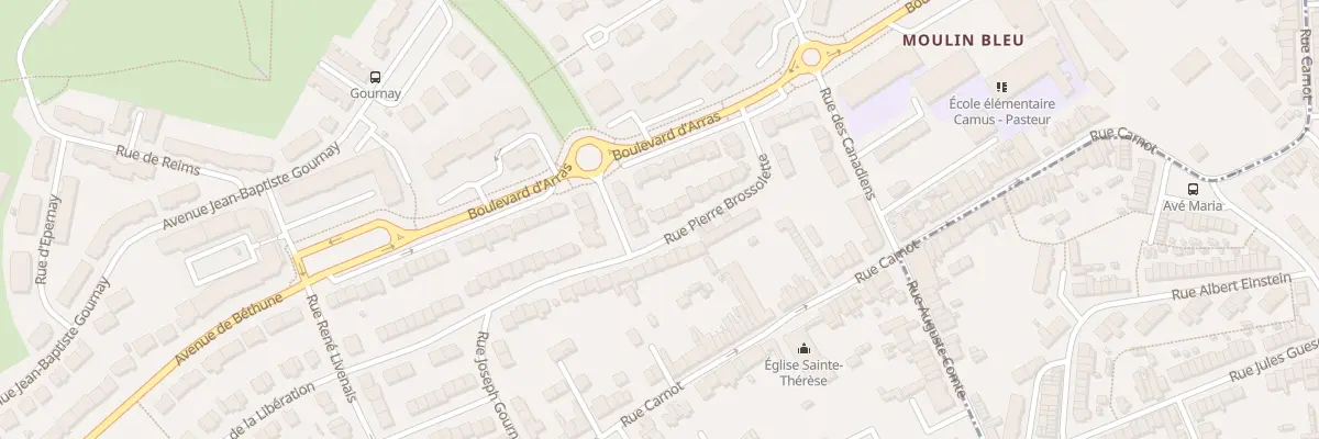 Plan du 43 Rue Pierre Brossolette au Portel