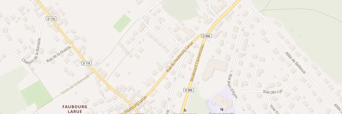 Plan du 73 Rue du Faubourg Larue à Maintenon