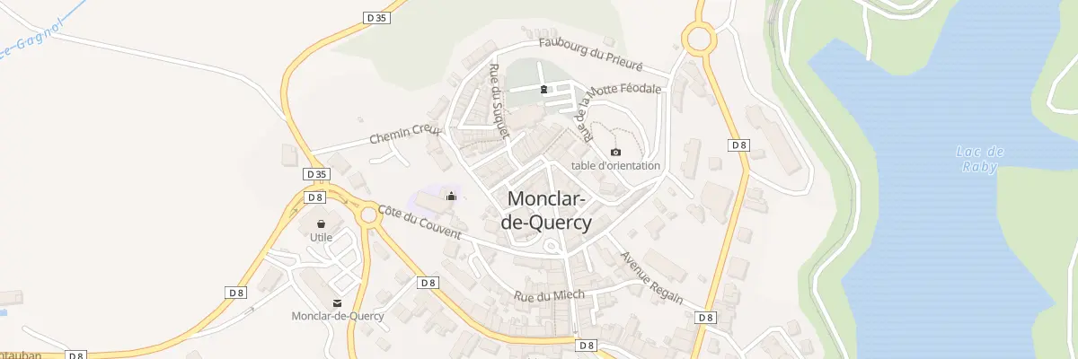 Plan du 21 Grand Rue du 8 Mai 1945 à Monclar-de-Quercy