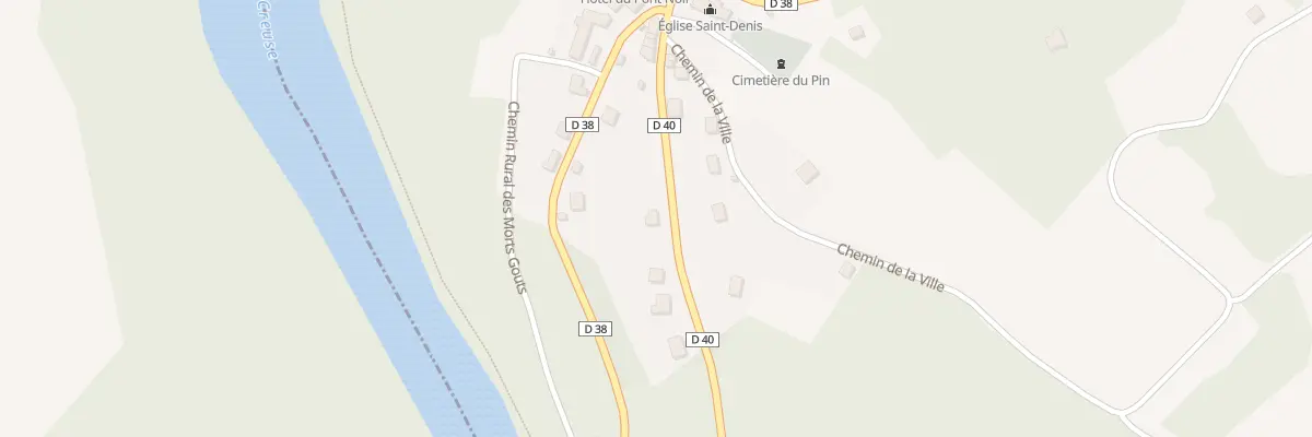 Plan du 5291 Le Pin à Badecon-le-Pin