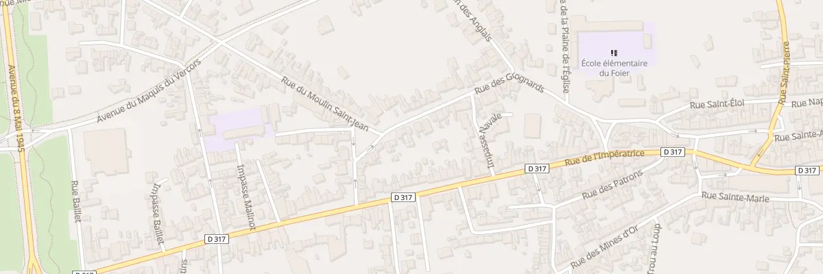 Plan du 28 Rue des Grognards à Berck