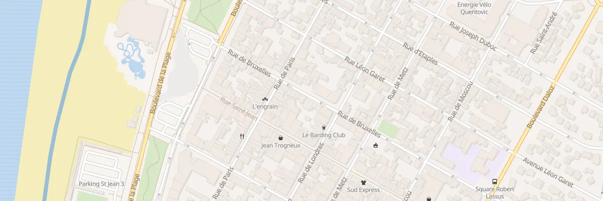 Plan du 22 Rue de Bruxelles au Touquet-Paris-Plage