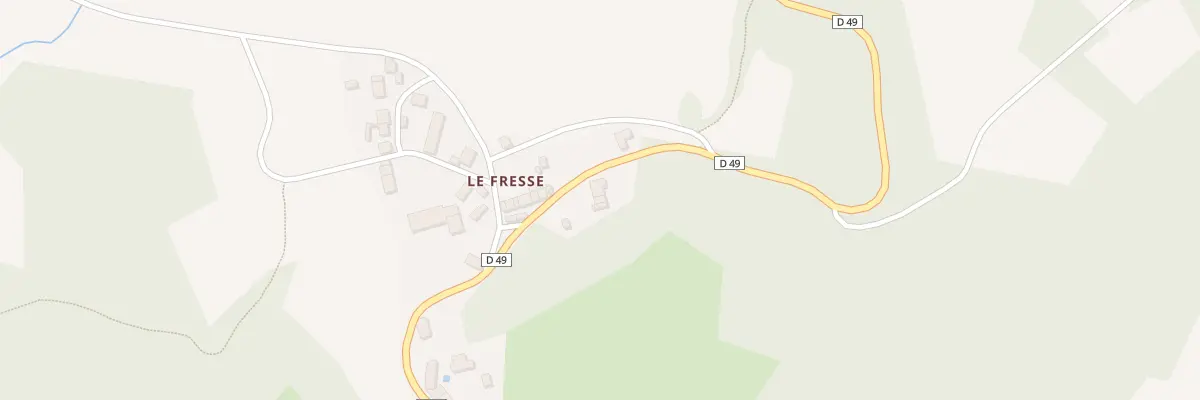 Plan du 2 Le Fresse à Saint-Léger-Bridereix