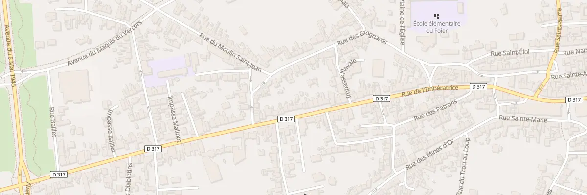 Plan du 327 Rue de l’Impératrice à Berck