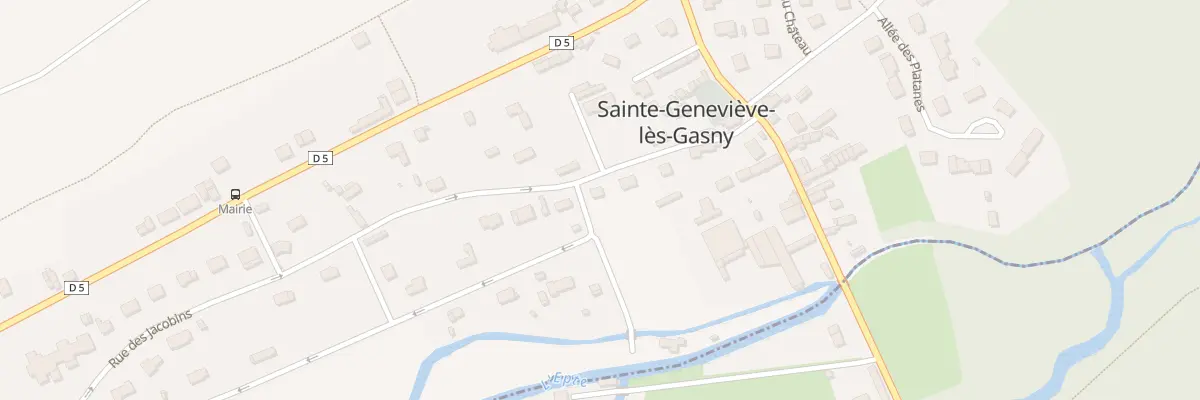 Plan du 1Q Rue des Jacobins à Sainte-Geneviève-lès-Gasny