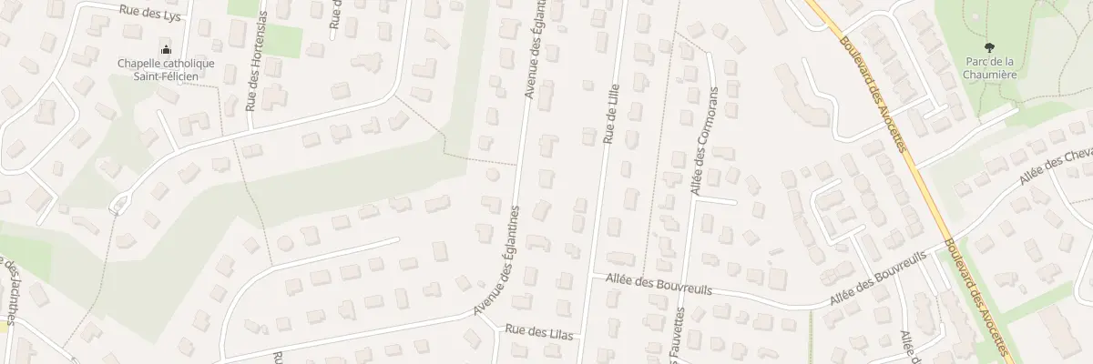 Plan du 195 Av des Eglantines à Camiers
