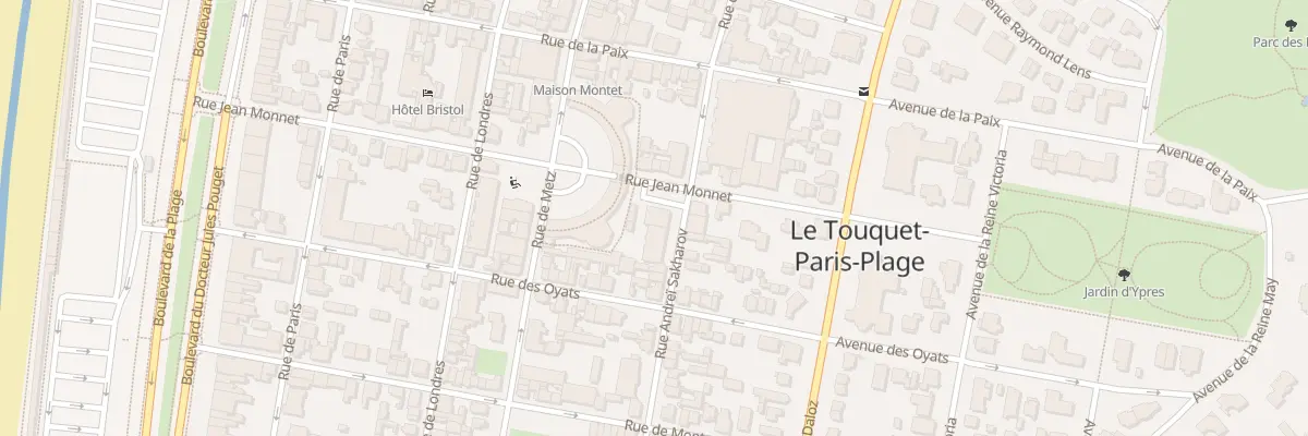 Plan du 140 Av Andrei Sakharov au Touquet-Paris-Plage