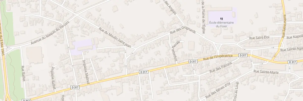 Plan du 30 Rue des Grognards à Berck