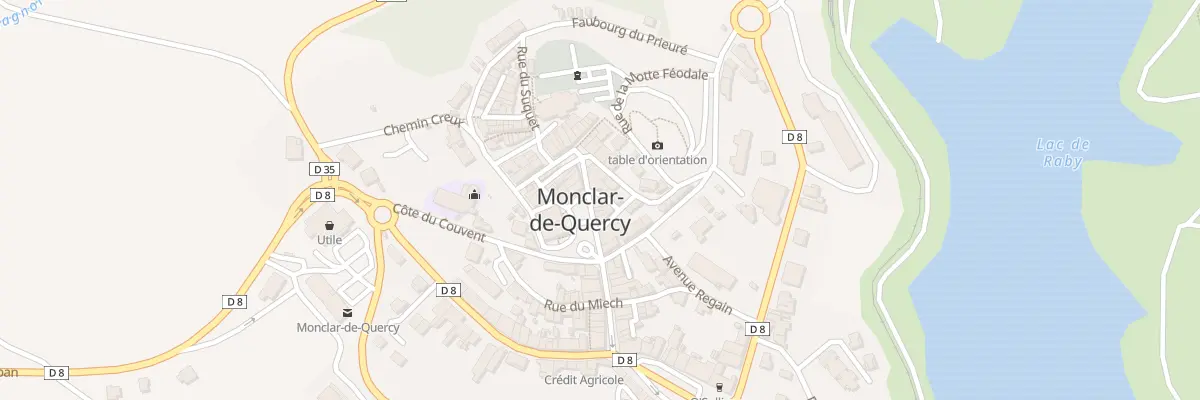 Plan du 2 Rue des Châtaignes à Monclar-de-Quercy
