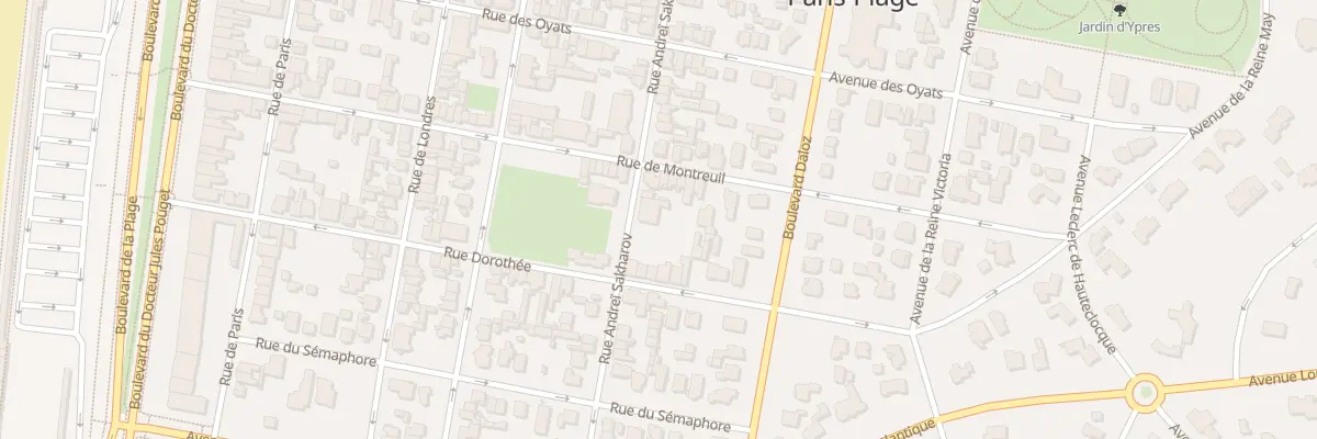 Plan du 141 Res du Parc Rue à Sakharov au Touquet-Paris-Plage