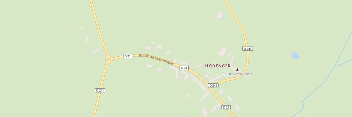 Plan du 3 Rte de Bremontier à Hodeng-Hodenger
