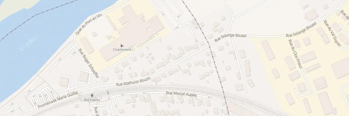 Plan du 23 Rue Mathurin Rouzic à Bonnières-sur-Seine