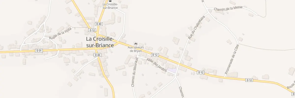 Plan du 9 Rte du Mont Gargan à La Croisille-sur-Briance