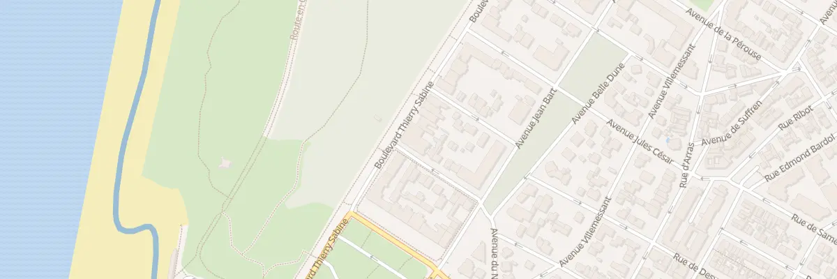 Plan du 79 Res Carlton 79 Bd T Sabine au Touquet-Paris-Plage