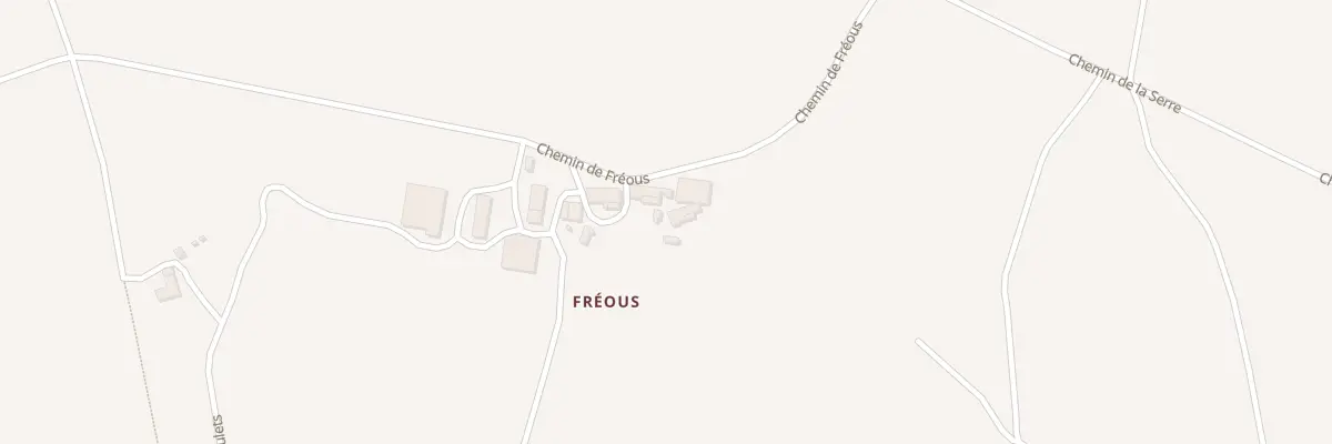 Plan du 850 Che de Fréous à Lalbenque