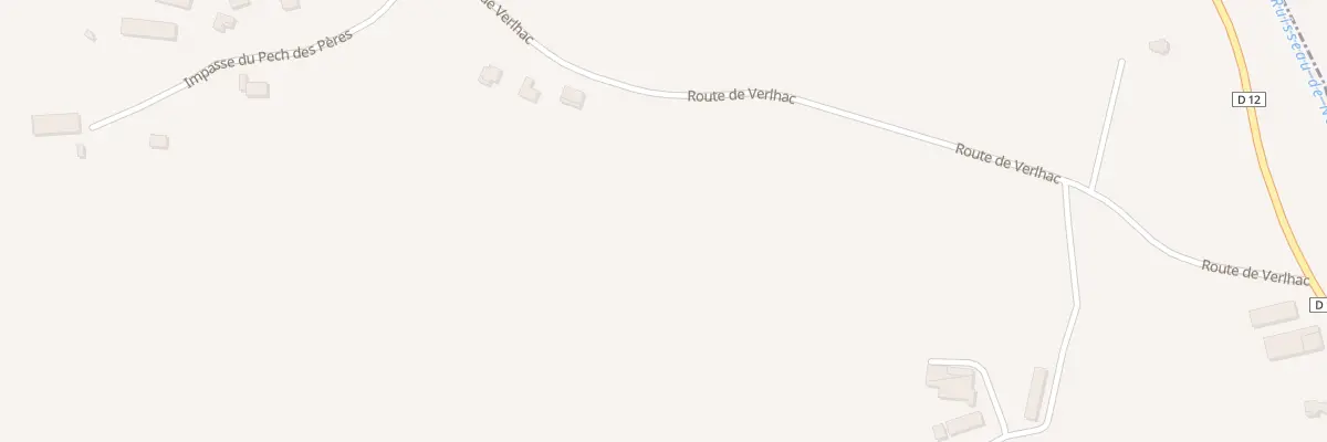 Plan du 557 Rte de Verlhac à Montgaillard