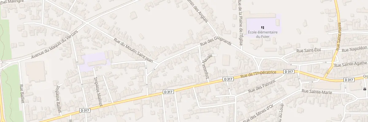 Plan du 34 Rue des Grognards à Berck