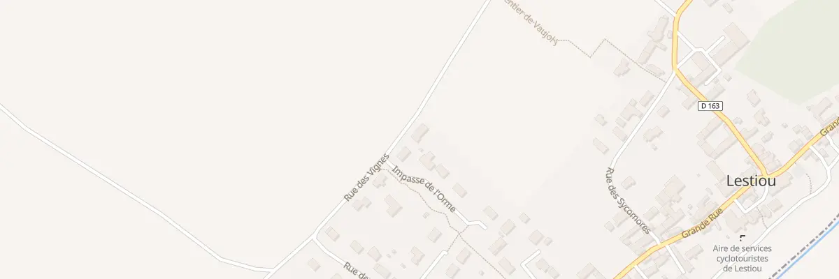 Plan du 8 Rue des Vignes à Lestiou