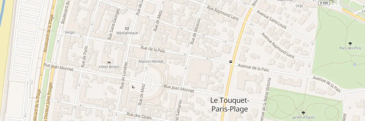 Plan du 124 Rue de Moscou au Touquet-Paris-Plage