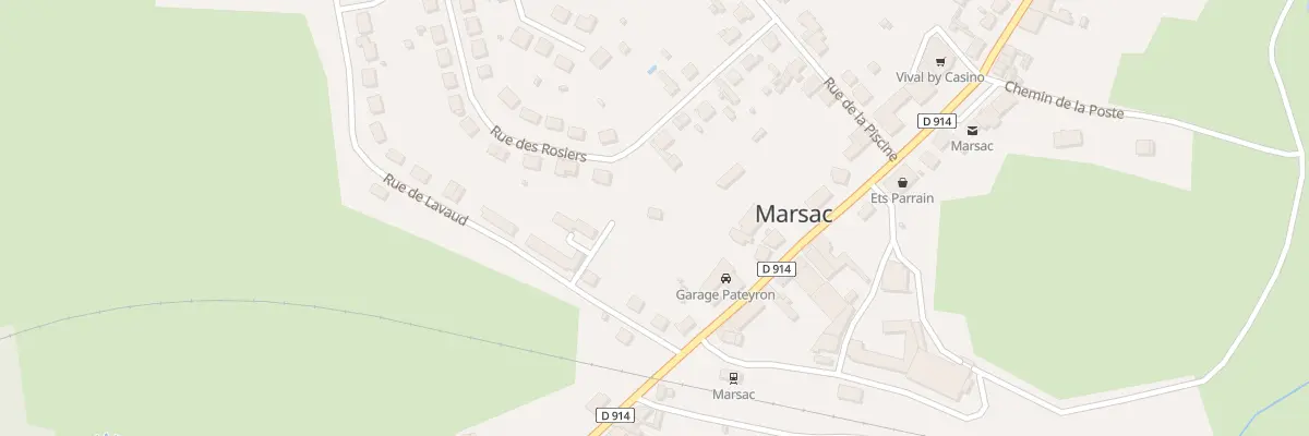 Plan du 10 Rue de Lavaud à Marsac